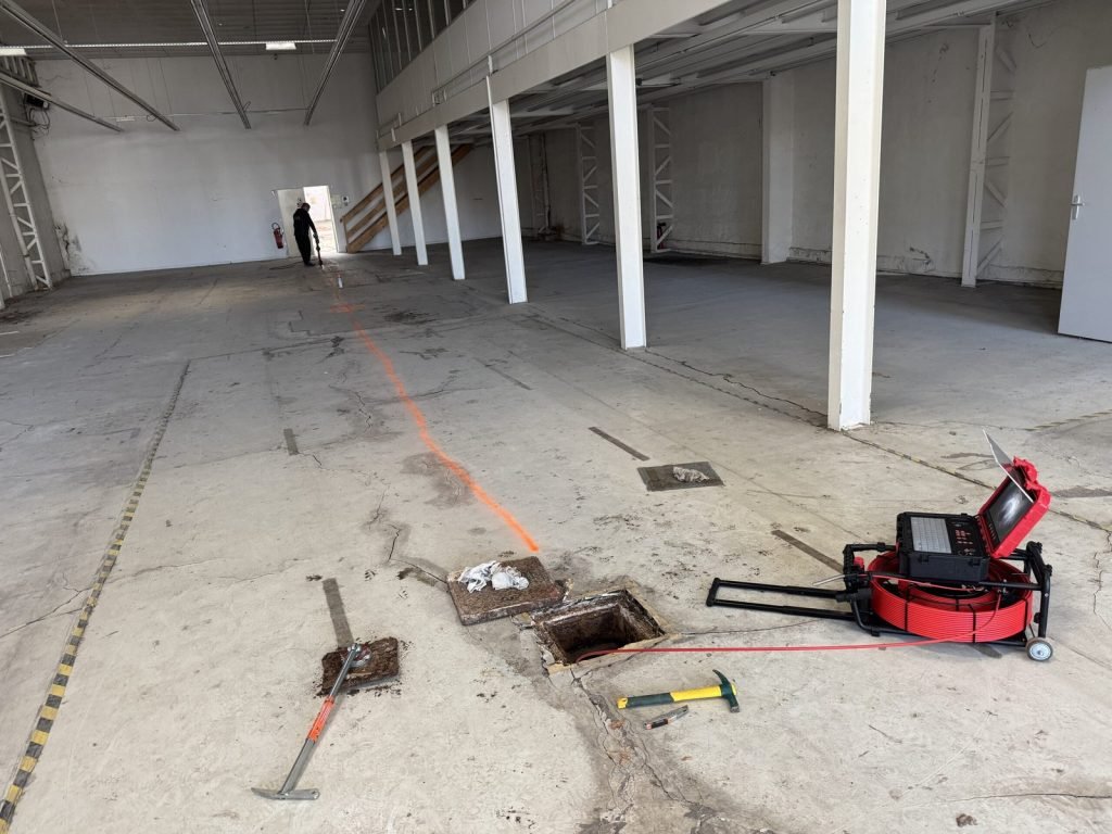 Détection de réseaux enterrés à Lucmau materiel